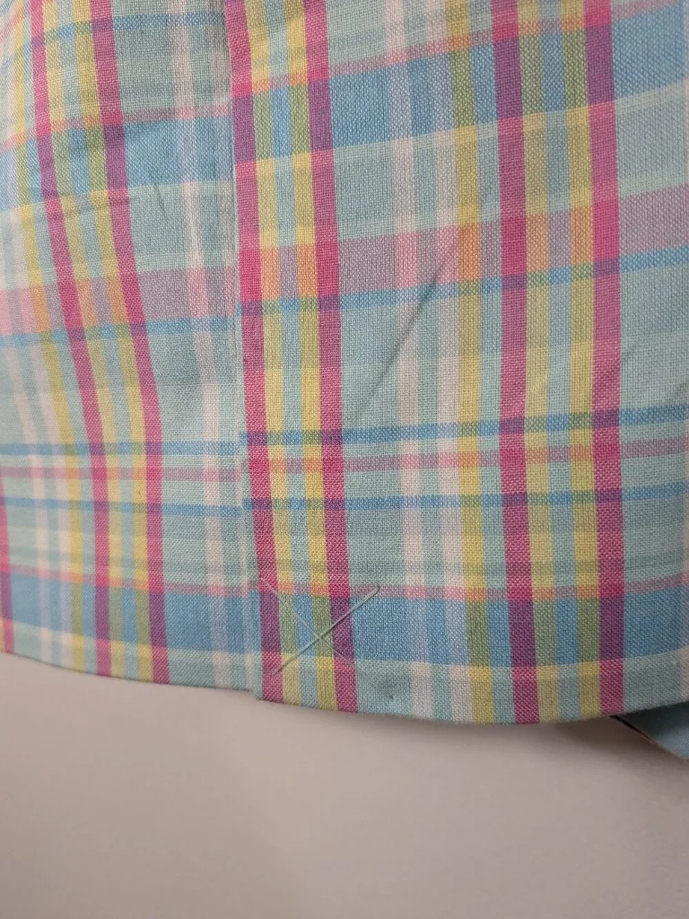 NWT Alan Flusser Pastel Plaid Sport Coat 46R Easter Wedding Preppy Madras Blazer